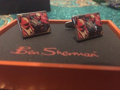 Ben Sherman motorcross cufflinks