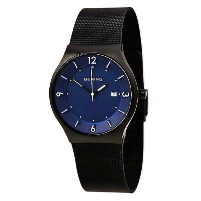 Bering 14440-227 Men's Solar Blue Dial Watch *new with defects*