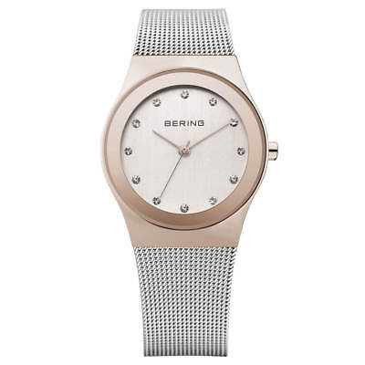 Bering 12927-064 Women's Classic Mesh Bracelet Quartz Crystal Watch