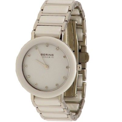 Bering Women's 11429-754 Ceramic White/Stainless Steel Silver Analog Watch