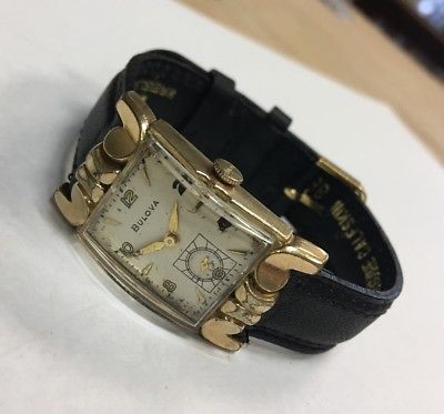 1953 Bulova 8BA 17j 10K Gold Filled Men�s Watch Running