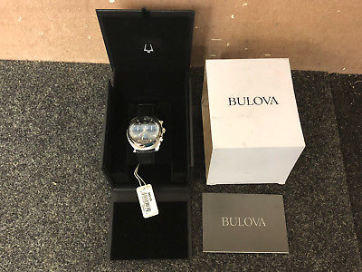 Bulova 98A155 Men's Curve Collection Black Quartz Watch