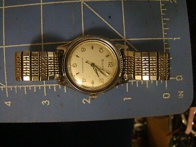 Great Vintage Mens Self Winding Bulova F76786 M2 All Stainless Steel Watch &MORE