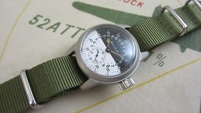 WW2 -BULOVA-MILITARY-24-HOUR-WATCH-NEW-MILITARY-CASE