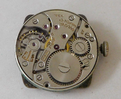 Vintage Bulova Watch 17J Wristwatch 10AM  #762